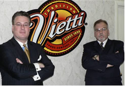 Vietti Foods executives Connelly and Johnson